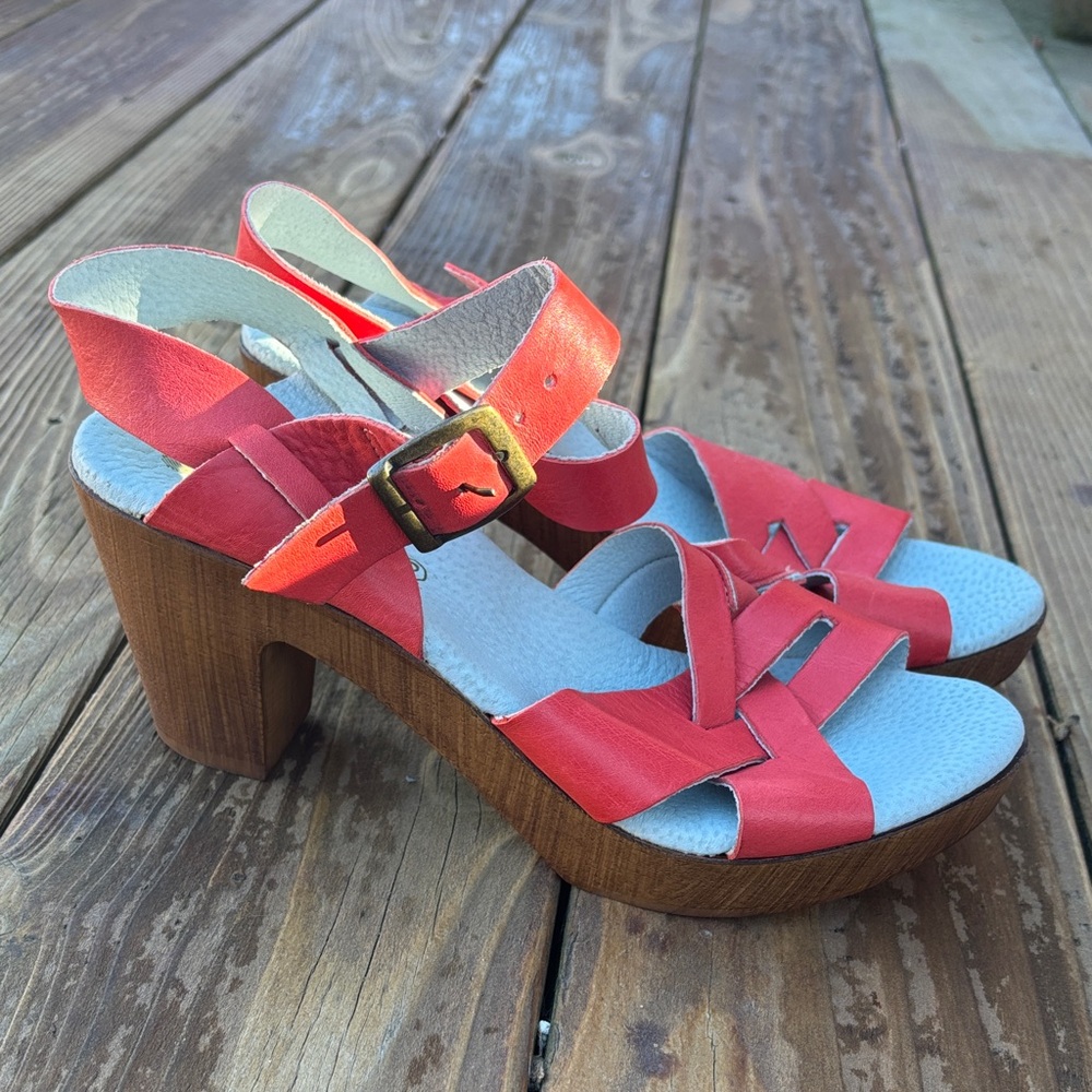 Eric Michael Red Strappy Heels